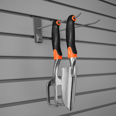 تخصيص عرض Slatboard Slotwall نظام لوحة المرآب Heavyduty Pvc Slatwall