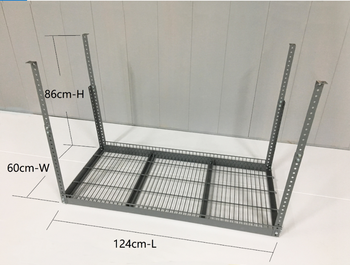 نظام تخزين احترافي من Unipower رف علوي قابل للتعديل مثبت على الحائط