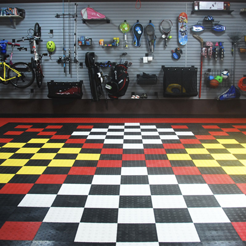 أرضيات بلاط الأرضيات البلاستيكية المتشابكة Pp Pvc لتخزين المرآب