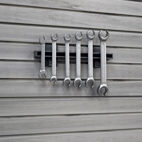 حامل مغناطيسي من الفولاذ الكربوني مقاس 11 بوصة موفر للمساحة لتخزين المرآب 