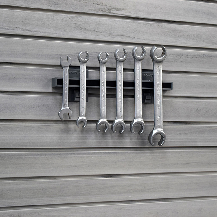 حامل مغناطيسي من الفولاذ الكربوني مقاس 11 بوصة موفر للمساحة لتخزين المرآب 