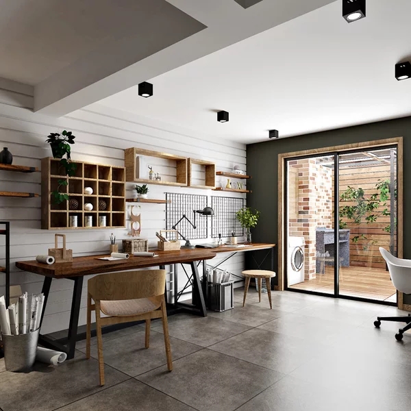 لوحات PVC Slatwall متعددة الاستخدامات لتخزين المرآب