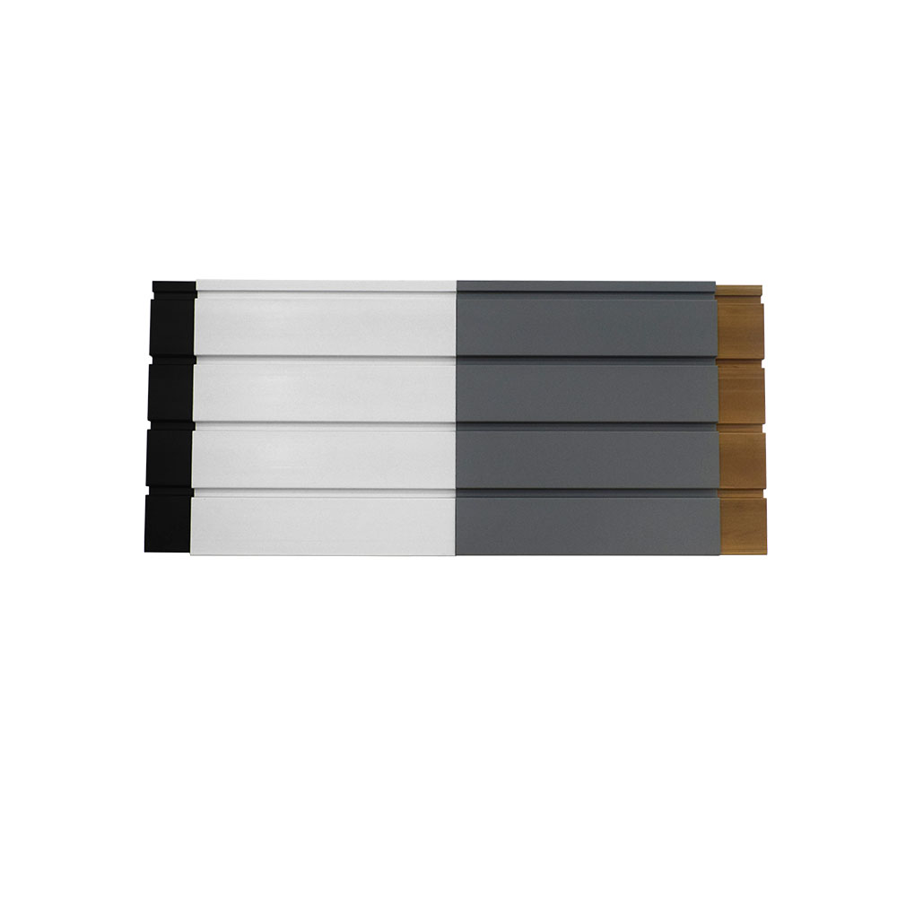 لوحات PVC Slatwall متعددة الاستخدامات لتخزين المرآب