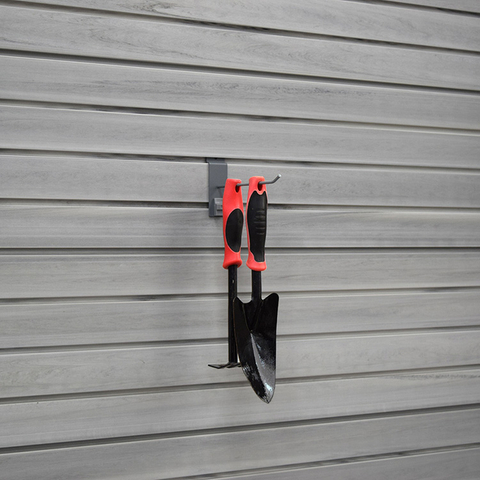 Slatwall عرض هوك سلك واحد الفولاذ المقاوم للصدأ كروم Slotwall الملحقات