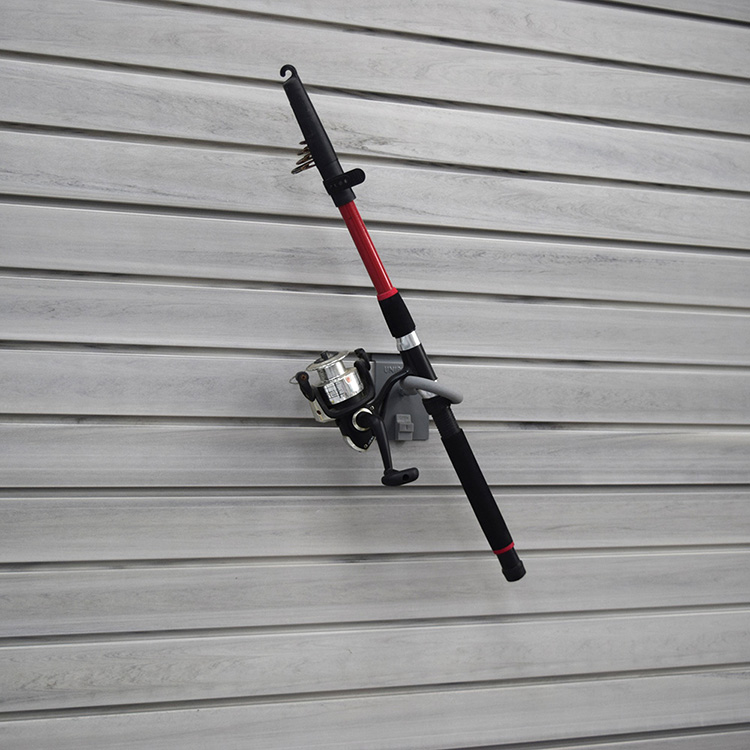 الجملة شريحة الحائط تخزين الصيد رود حامل الرف هوك 