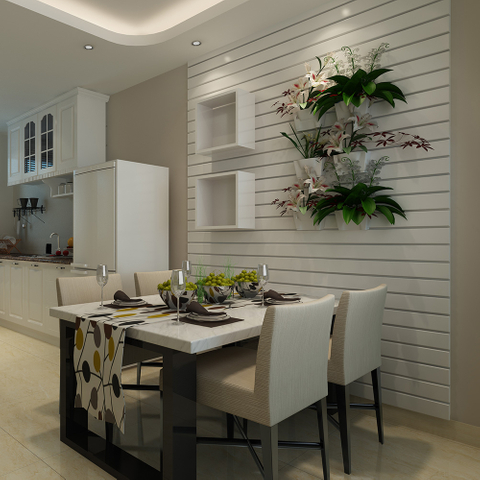 لوحة حائط منظمة سهلة التنظيف ومغطاة بمسامير