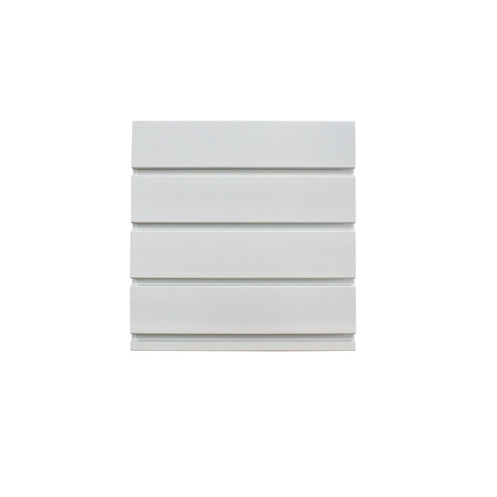 تخصيص عرض Slatboard Slotwall نظام لوحة المرآب Heavyduty Pvc Slatwall