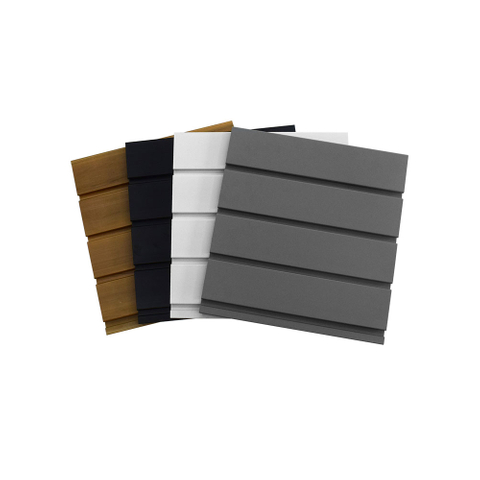 لوح تخزين جداري من مادة PVC Slatwall منظم حائط المرآب من Unipower